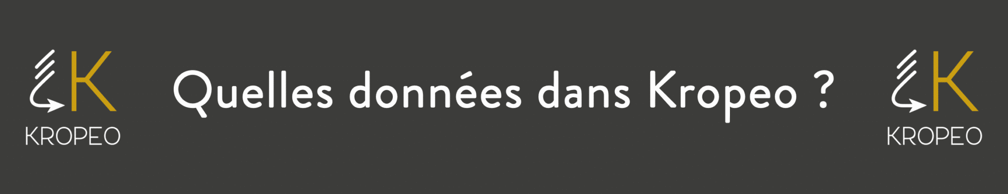 Lire la suite à propos de l’article Les données pour l&rsquo;organisation de chantier dans Kropeo